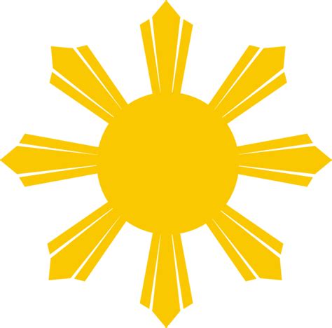 vector philippine sun png